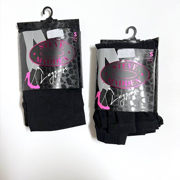 Steve Madden Black Leggings (2 pairs) - Picture 1 of 7
